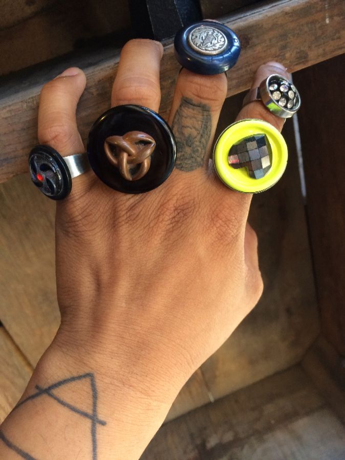 product details: BUTTON RINGS photo