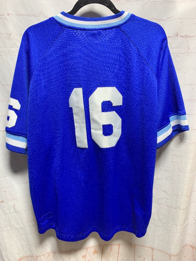 Russell Athletic Jersey Dress - Kansas City Royals MLB Baseball Button Up -  16