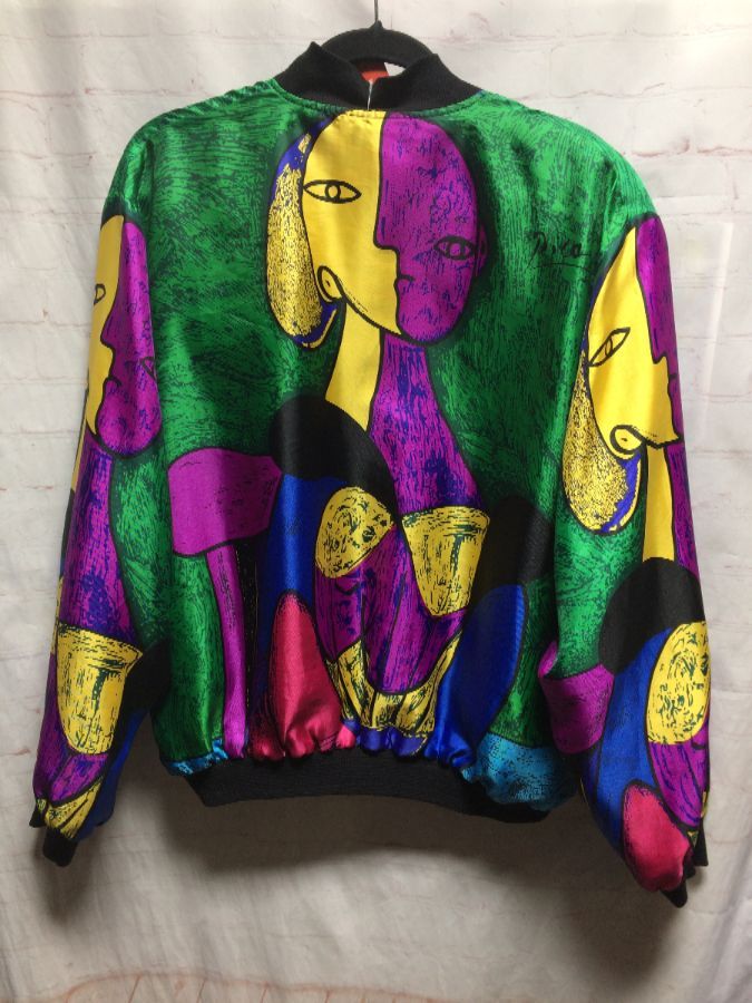 Reversible Picasso Jacket W/ Baroque Hermes Style Balloon Print ...