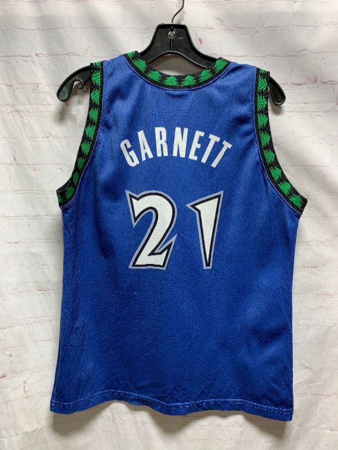 Nba Minnesota Timberwolves Basketball Jersey #21 Garnett | Boardwalk ...