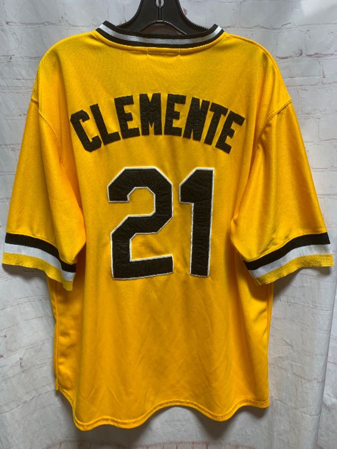Men's Pittsburgh Pirates #21 Roberto Clemente Black Stitched Mlb Cool Base Nike  Jersey - WorkArtIdea - WORKARTIDEA