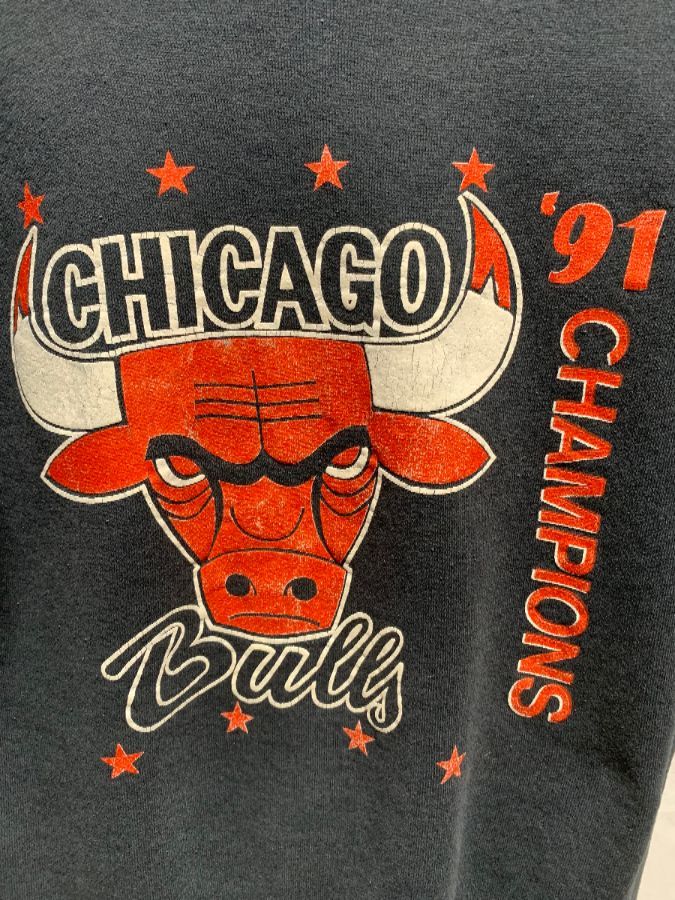 Nba Chicago Bulls Championship Cut Pullover Sweatshirt | Boardwalk Vintage