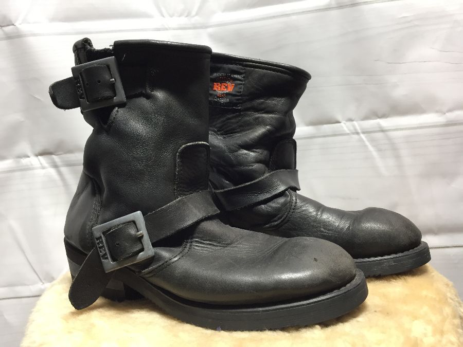 soft leather biker boots