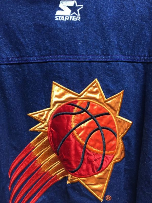 phoenix suns jean jacket