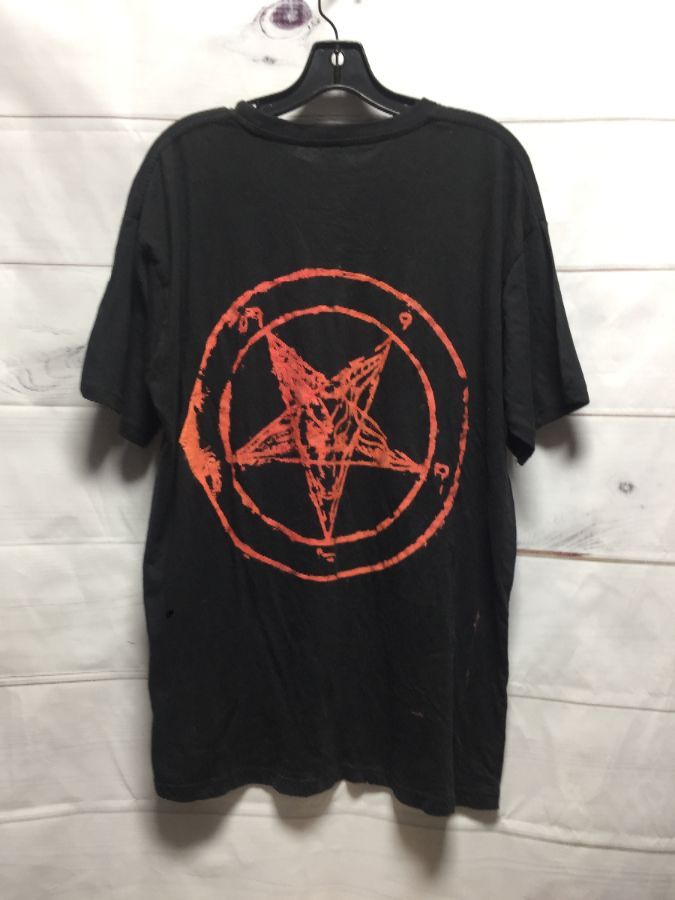 Slayer Band T-shirt W/ Pentagram Back Graphic | Boardwalk Vintage
