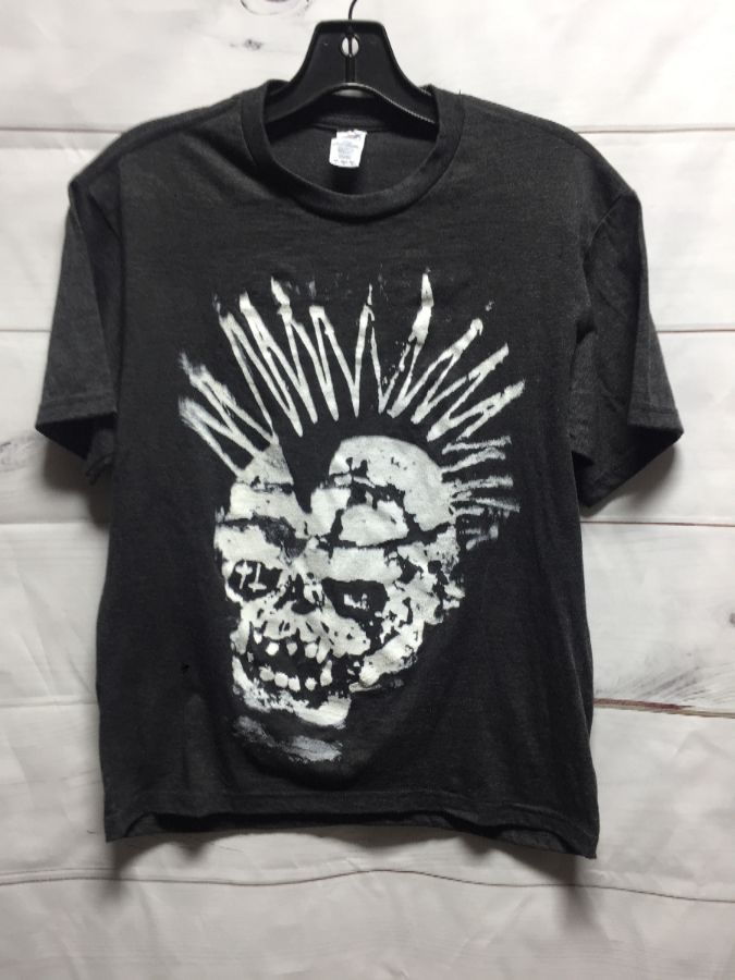 Gutter Punk Skull Mohawk Tshirt Smaller Fit | Boardwalk Vintage