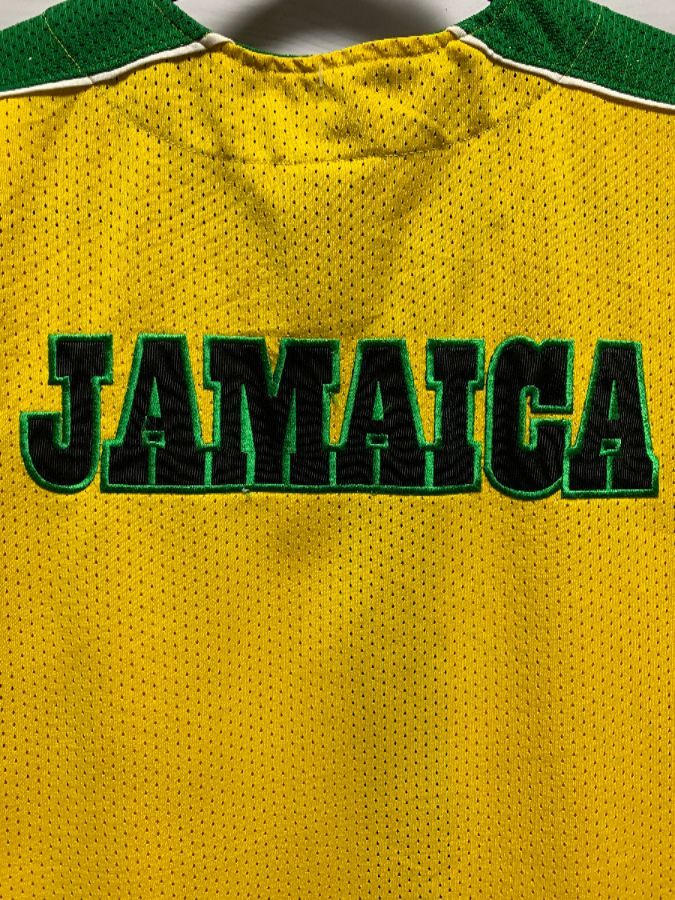 Baseball Jersey W/ Jamaica #7 & Embroidered Logo | Boardwalk Vintage