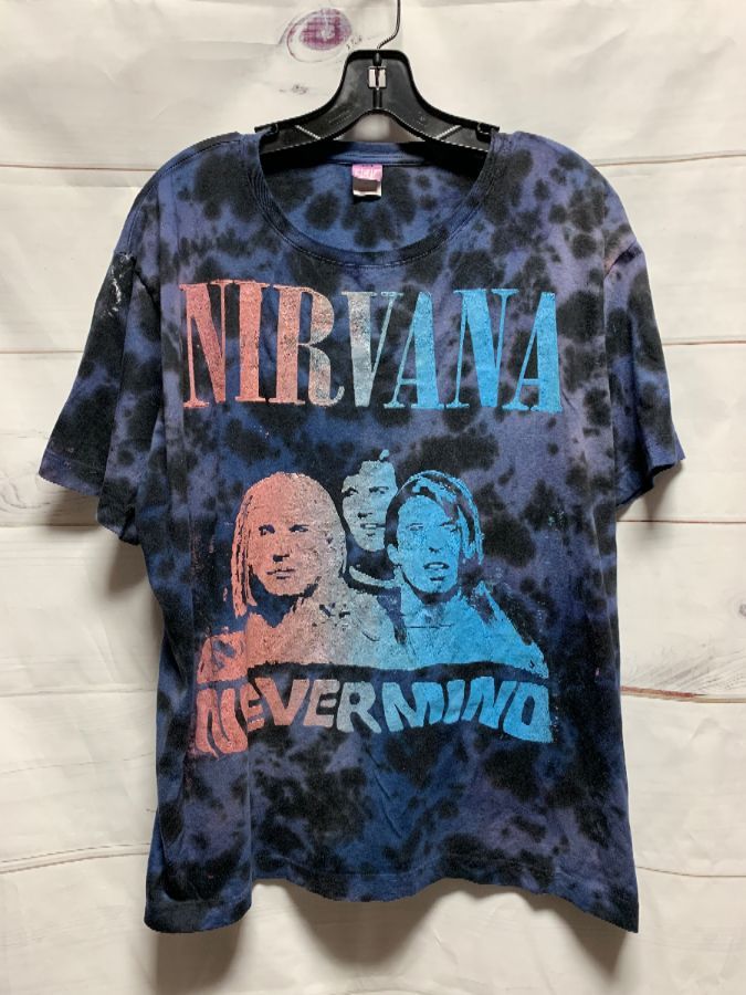Nirvana Nevermind Ombre Graphic Tie Dyed T-shirt | Boardwalk Vintage