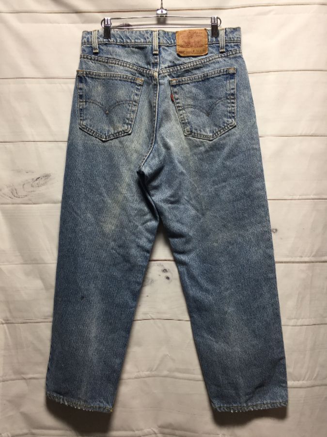 Levis 555 Relaxed Fit Straight Leg Denim Mom Jeans | Boardwalk Vintage