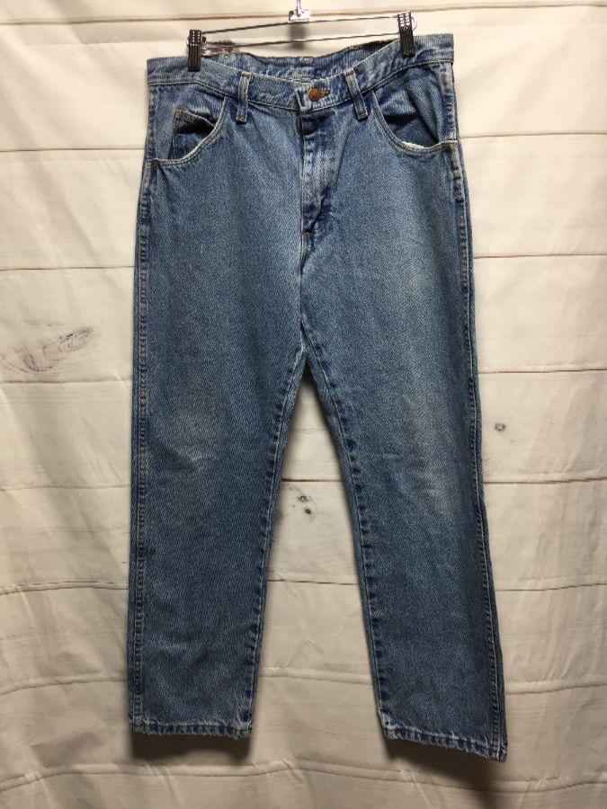 Classic Acid Washed Retro Rustler Denim Jeans | Boardwalk Vintage