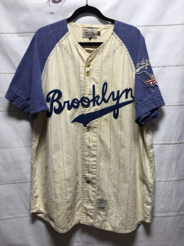 1883 Cooperstown Collection Brooklyn Dodgers Baseball Jersey – As Is ...