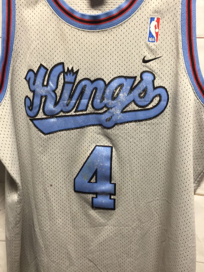 Nike Sacramento Kings Webber #4 Basketball Jersey