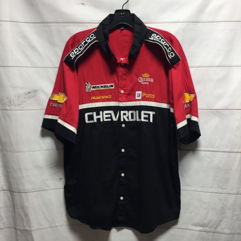 chevrolet button down shirt