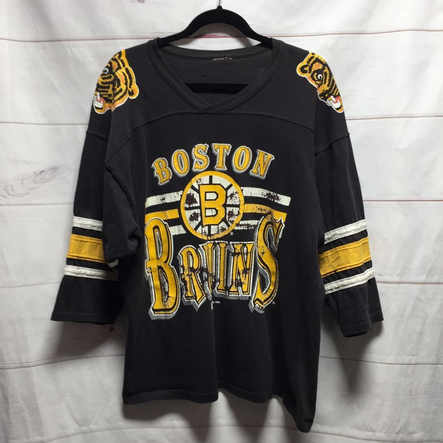 Long Sleeve Cotton Boston Bruins Nhl Cotton Hockey Shirt As-is ...