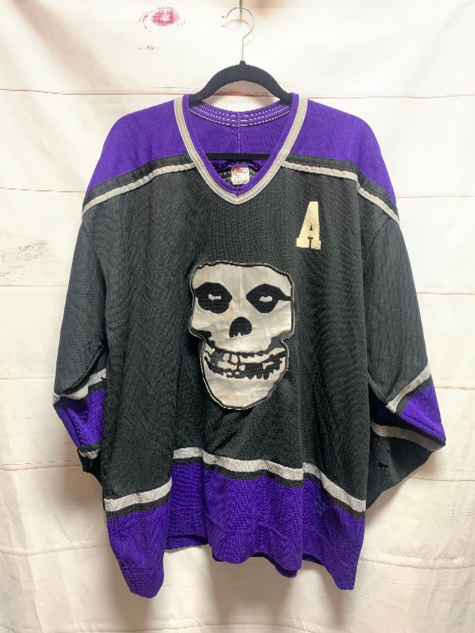 la kings vintage purple jersey