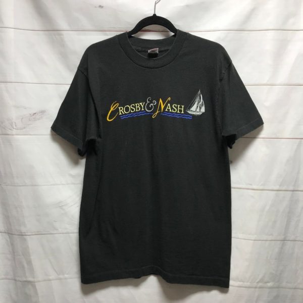 product details: CROSBY & NASH 1993 SONY T-SHIRT 100% COTTON SINGLE STITCH  - AS IS photo