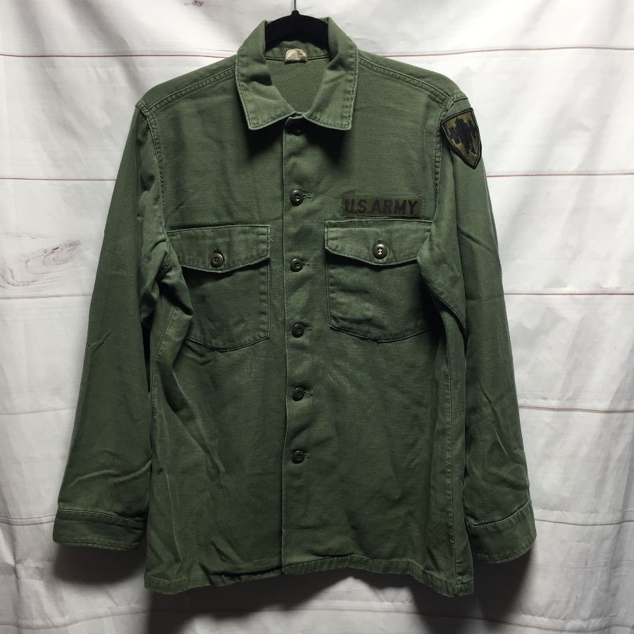 Super Nice Us Army Long Sleeve Military 100% Cotton Button Up Shirt ...