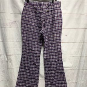 Photo detail:VINTAGE 1970S MAVERICK PLAID BELL BOTTOM PANTS AS-IS