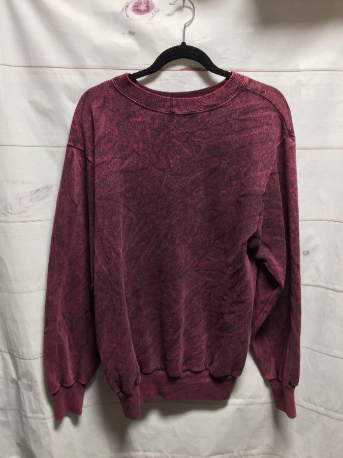 Custom Dyed Mineral Wash Acid Wash Crewneck Sweater Super Soft ...