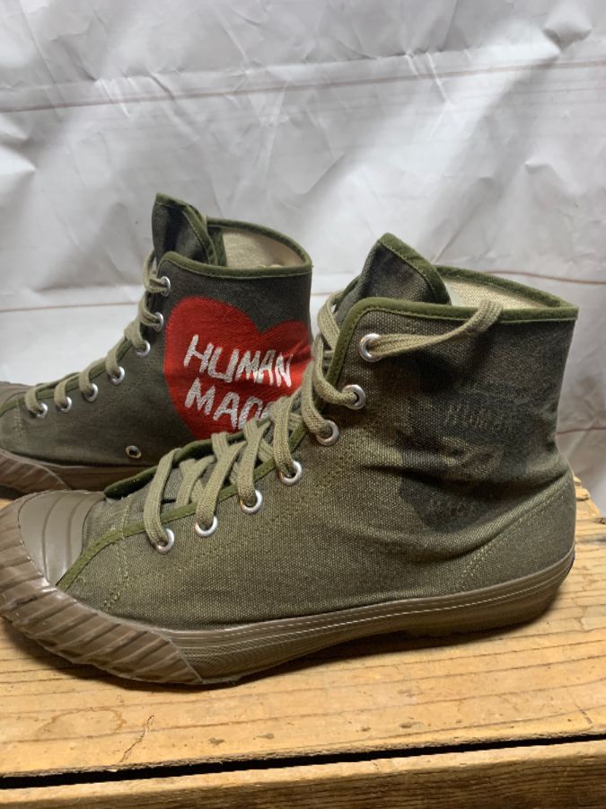 HUMAN MADE ARMY GREEN MILITARY CANVAS 