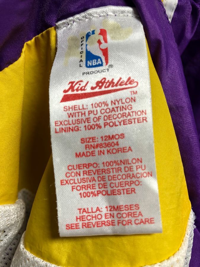 Vintage LA Lakers NBA track suit. Made in Korea. Mesh lining