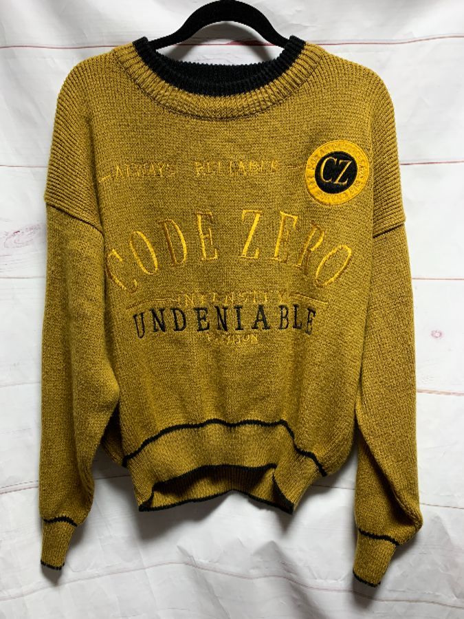 Vintage Pullover Wool Jumper with all-over design