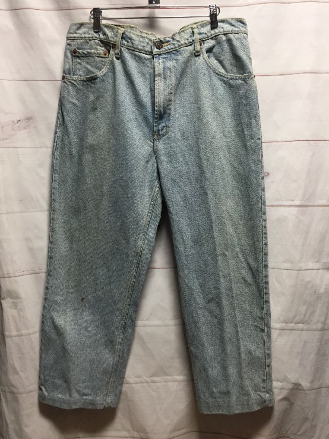 Levis 550 Classic Denim Jeans Cropped Hem – As Is | Boardwalk Vintage