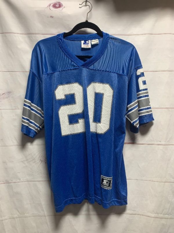 20 Barry Sanders Detroit Lions Throwback Jersey Boardwalk Vintage