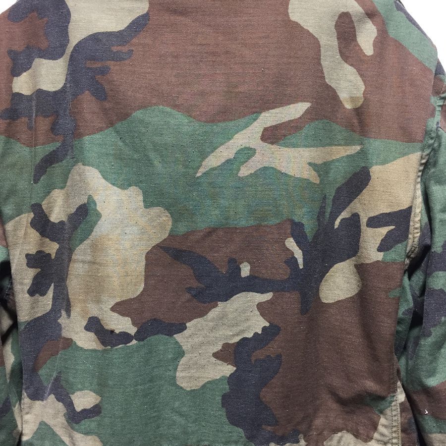 Heavy Camo Print Army Jacket – As Is | Boardwalk Vintage