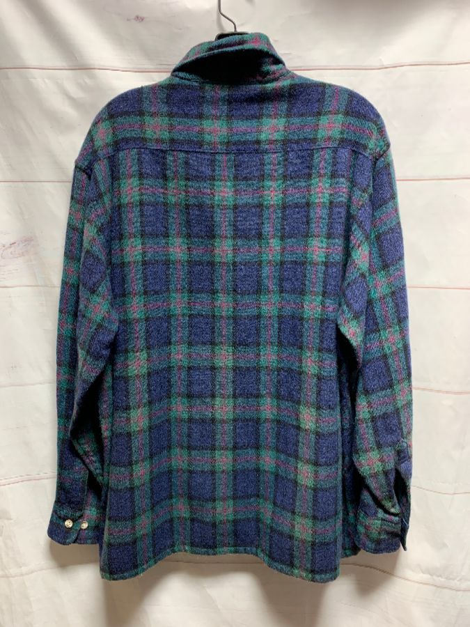 Classic Vintage Wool Plaid Flannel Shirt | Boardwalk Vintage