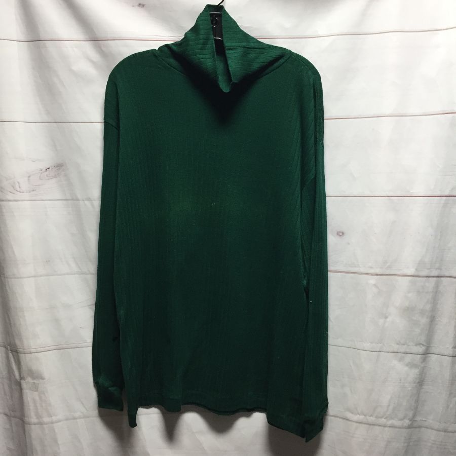 product details: DEADSTOCK RETRO LONG SLEEVE RIBBED TURTLE NECK SHIRT - AS IS photo