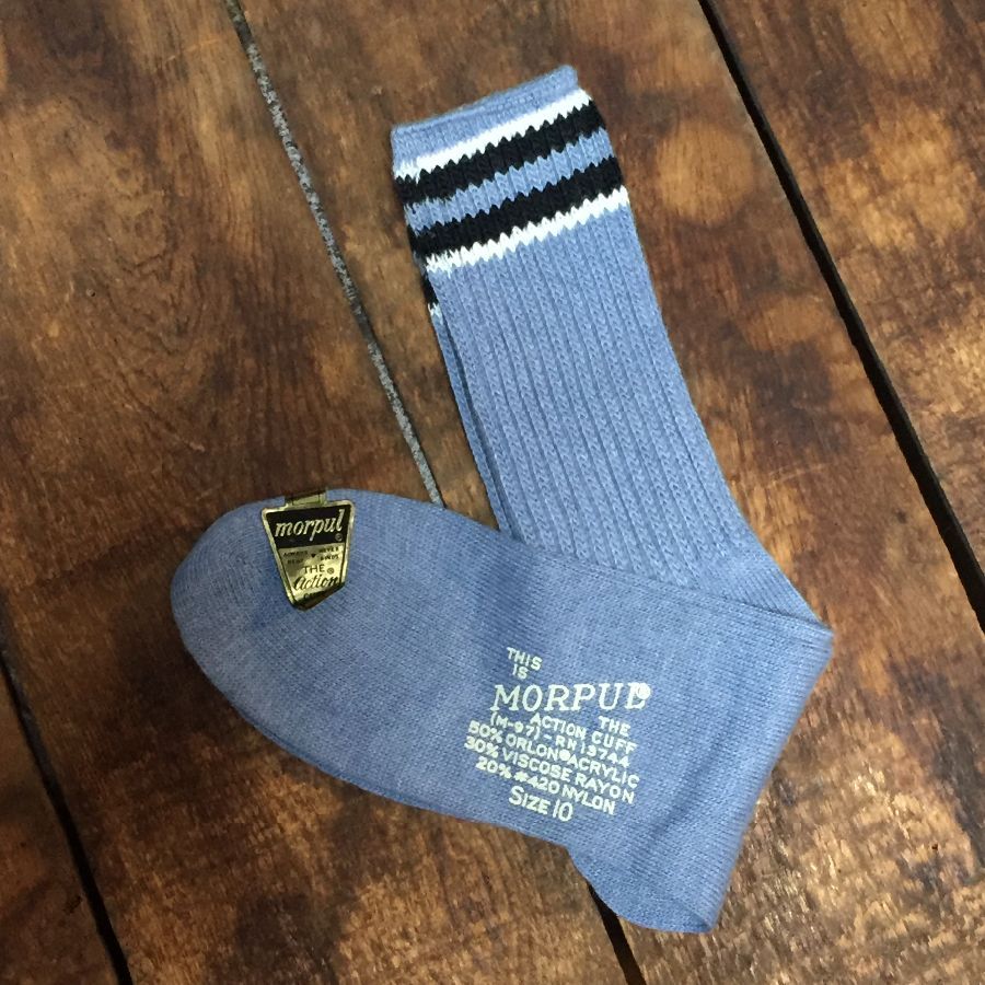 Brittania Vintage Crew Socks – Deadstock, 3-Pair Pack, Men's 10-13, White Or Stucco, USA Made