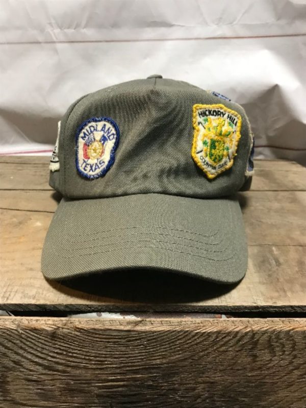 Vintage Boy Scouts Hat With Multiple Patches | Boardwalk Vintage