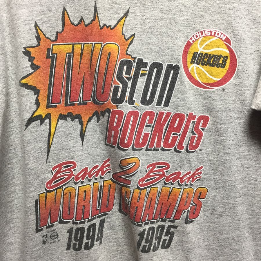 94 Houston Rockets V Neck T-Shirt