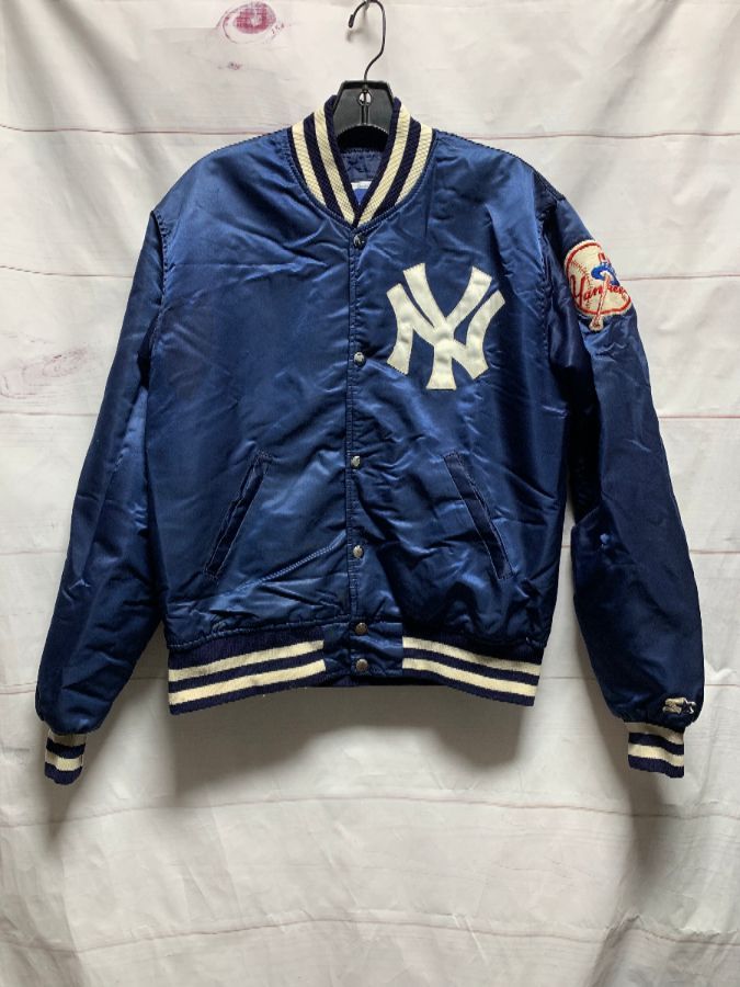 Mlb New York Yankees Button Up Starter Jacket As-is | Boardwalk Vintage