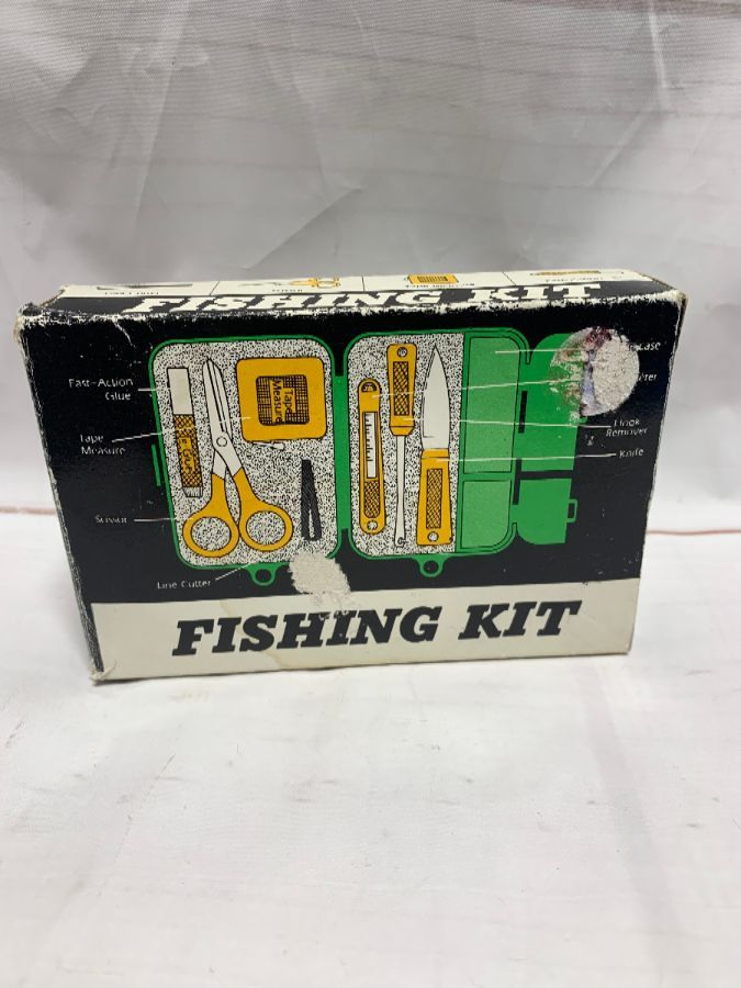 Vintage Fishing Kit W/ Original Box As-is