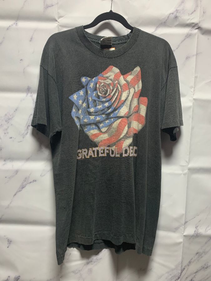 Original Issued 1995 Tour T-shirt, Grateful Dead W/american Beauty Rose ...