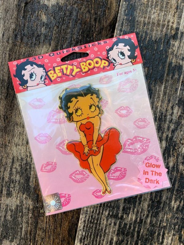 product details: BETTY BOOP GLOW IN THE DARK PUFFY WALL STICKER - MARILYN MONROE STYLE photo