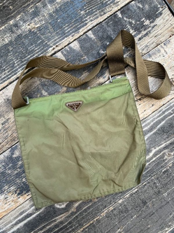Classic Nylon Prada Shoulder Bag *as-is *discolored | Boardwalk Vintage