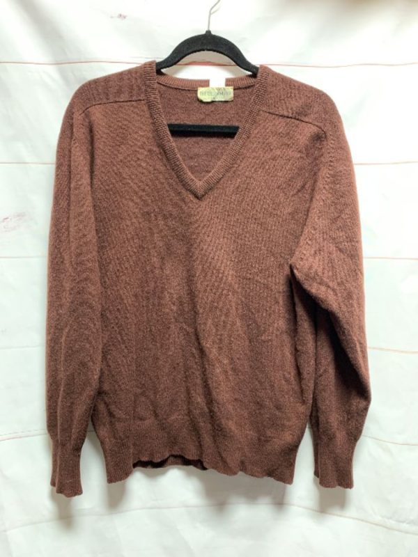 product details: PULLOVER V-NECK CASHMERE SWEATER AS-IS photo