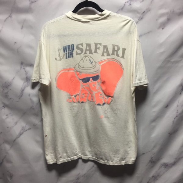 product details: DELTA GAMMA SAFARI OCTOBER 9TH 1986 WILD LIFE T SHIRT - AS IS photo