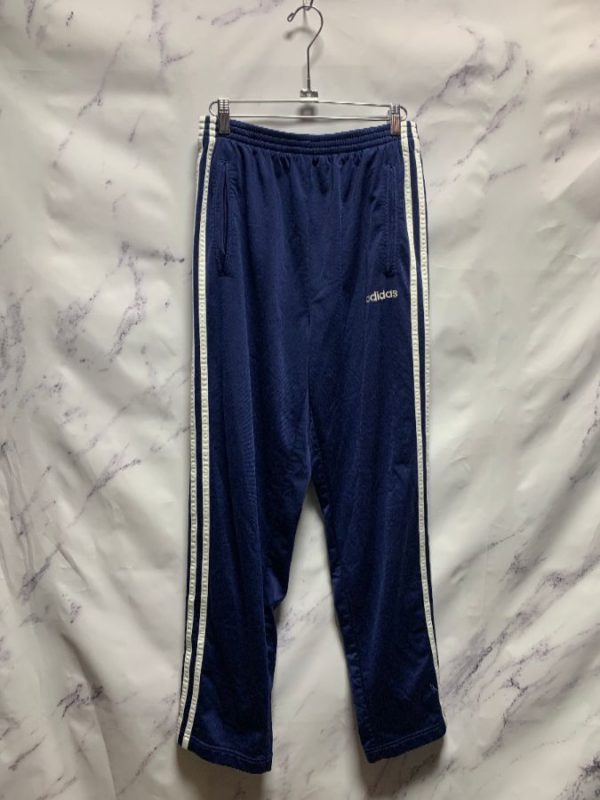 product details: ADIDAS SNAPUP TEARAWAY BASKETBALL WARM UP TRACK PANTS photo