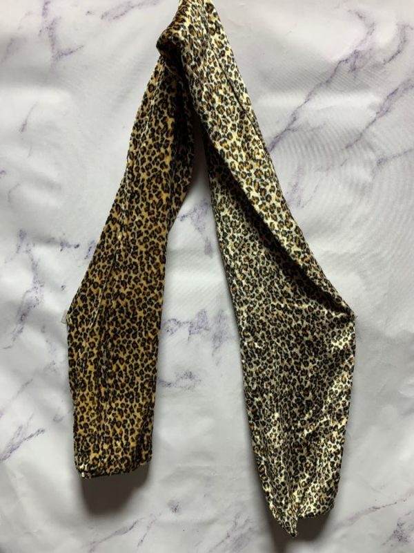 product details: VELOUR LEOPARD PRINT SCARF - AS IS photo