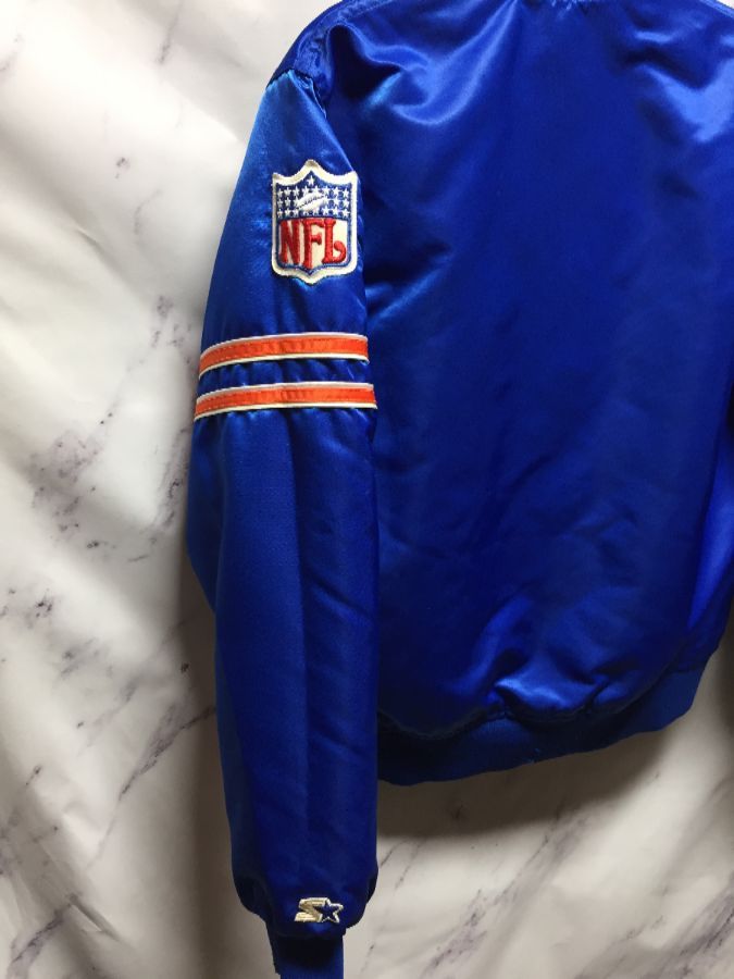 Nfl Broncos Football Sports Jacket With Logo Patch + Pin | Boardwalk ...