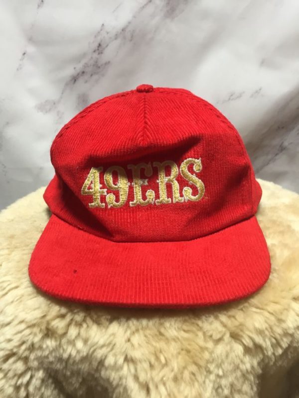 product details: RAD ALL CORDUROY EMBROIDERED SAN FRANCISCO 49ERS SNAPBACK photo