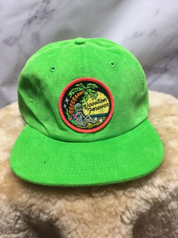 product details: NIGHTWATCH STUDIOS CORDUROY HAT VACATION FOREVER PATCH photo