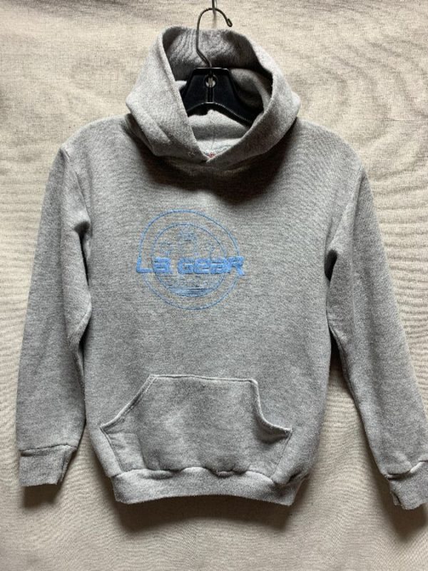 product details: L.A. GEAR SWEATSHIRT HOODIE NO DRAWSTRING SMALL FIT - AS IS photo
