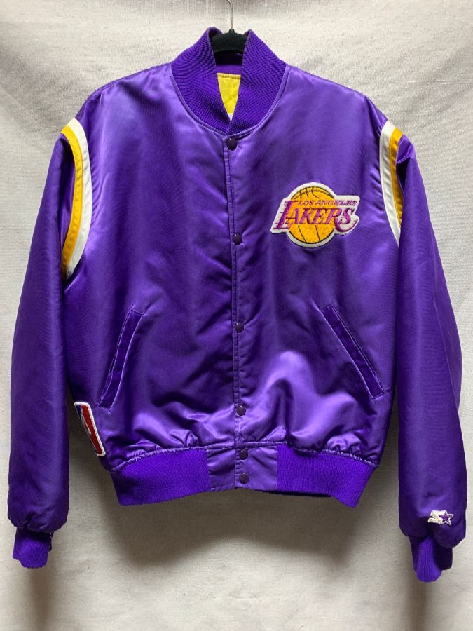 80s Lakers Los Angeles Satin Jacket