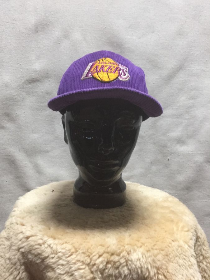 Los Angeles Lakers adidas Flower Logo Retro Strapback Cap Hat