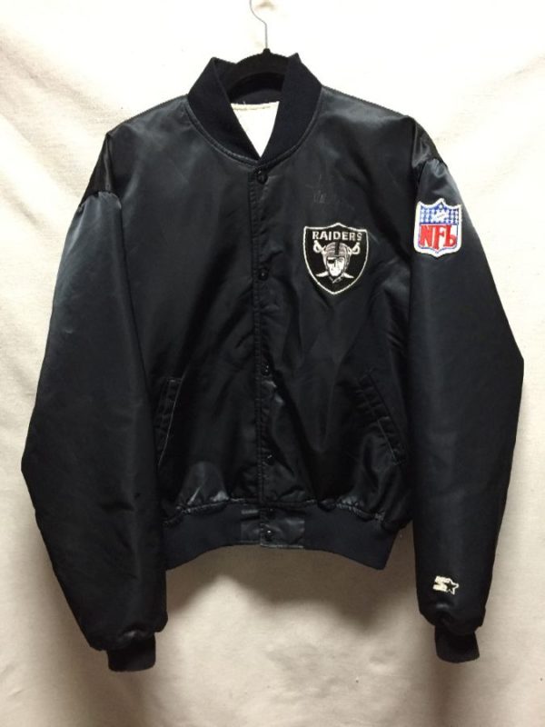 product details: CLASSIC SATIN RAIDERS STARTER JACKET *AUTOGRAPHED AS-IS photo